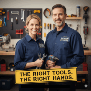 Gonen Builders: The Right Tools. The Right Hands