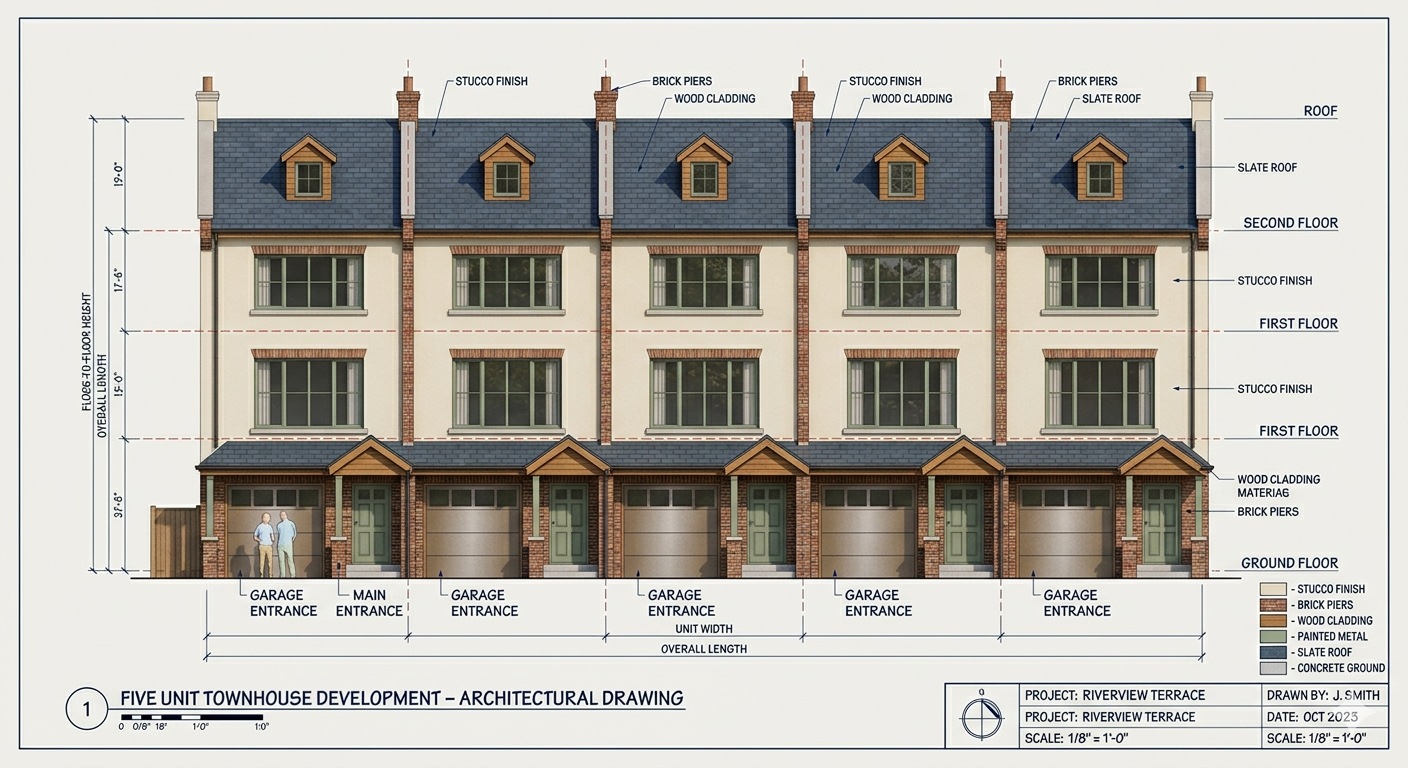 Classic Configuration for Urban “Row Houses – GONEN CORP BUILDERS ...