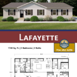 1740 sq ft 3 Bedrooms 2 Baths