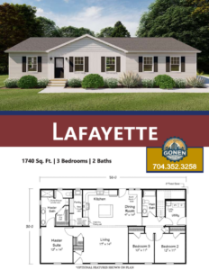 1740 sq ft 3 Bedrooms 2 Baths