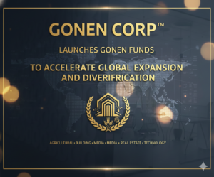 GONEN CORP LAUNCHES GONEN FUNDS TO ACCELERATE GLOBAL EXPANSION AND DIVERSIFICATION