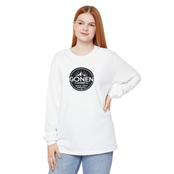 Unisex Garment-dyed Long Sleeve T-Shirt - Image 2