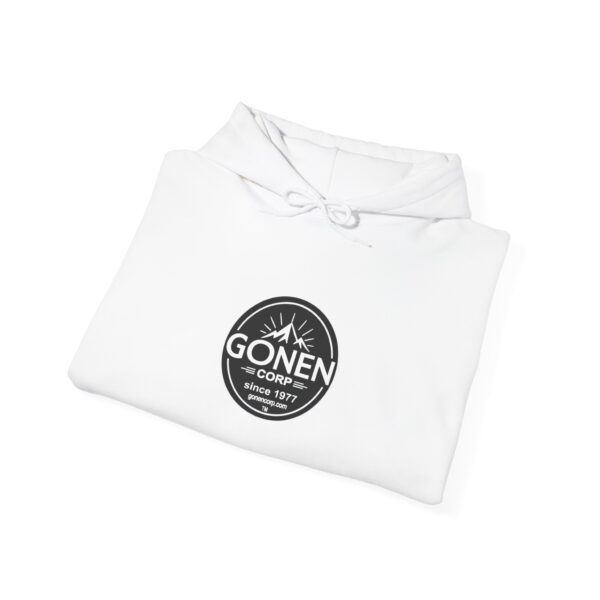 Gonen Corp Vintage Logo Unisex Hooded Sweatshirt - Image 4