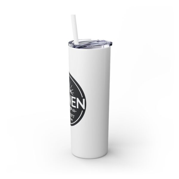 Gonen Corp 20oz Skinny Tumbler with Straw - Custom Travel Mug for Adventures - Image 4
