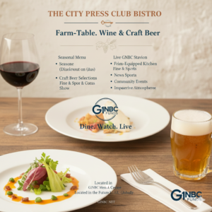 G1NBC Unveils the Future of Mixed-Use Real Estate: The City Press Club Bistro & Media Center